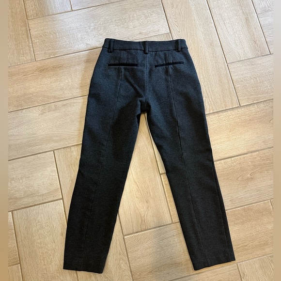 SALE ITEM: Express 2 Stretch Mid-rise Ankle Columnist Gray Black Piping - Picture 8 of 11